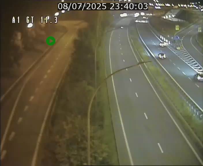 Traffic live webcam Luxembourg Senningerberg - A1 direction Allemagne - BK 11.3