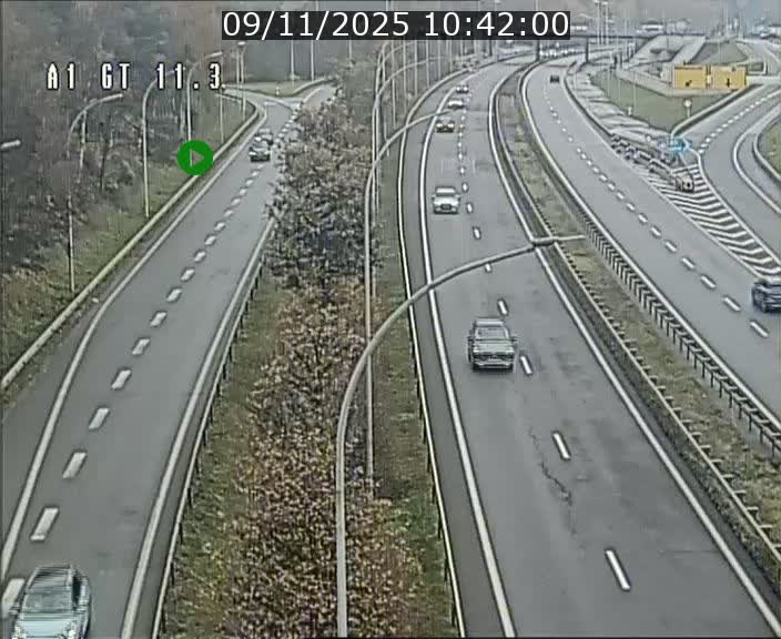 <h2>Traffic live webcam Luxembourg Senningerberg - A1 direction Allemagne - BK 11.3</h2>