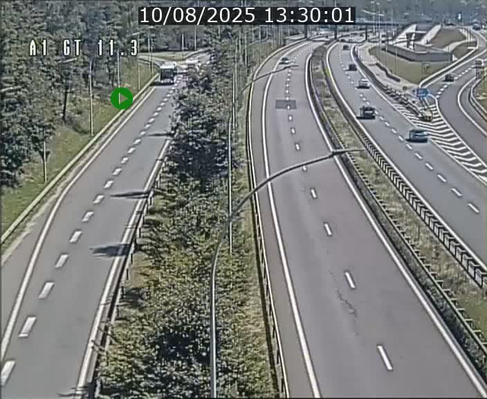 <h2>Traffic live webcam Luxembourg Senningerberg - A1 direction Allemagne - BK 11.3</h2>