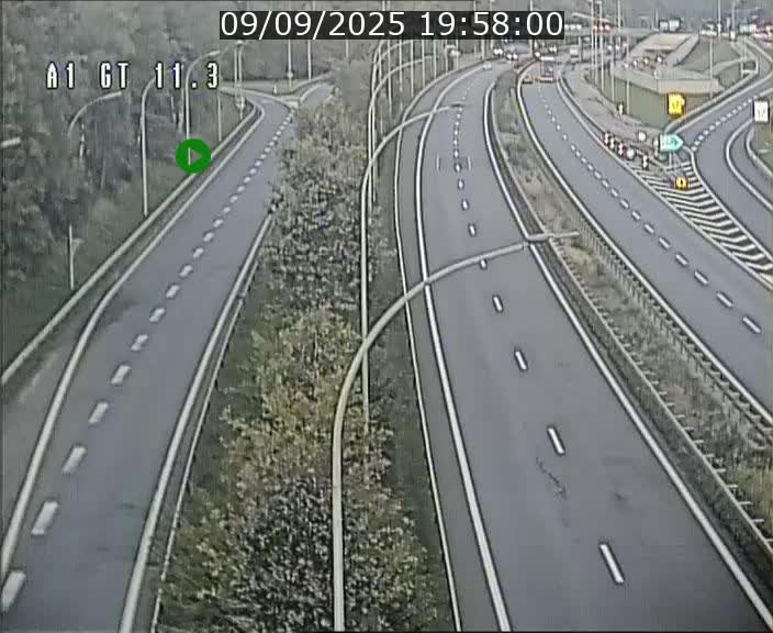 <h2>Traffic live webcam Luxembourg Senningerberg - A1 direction Allemagne - BK 11.3</h2>