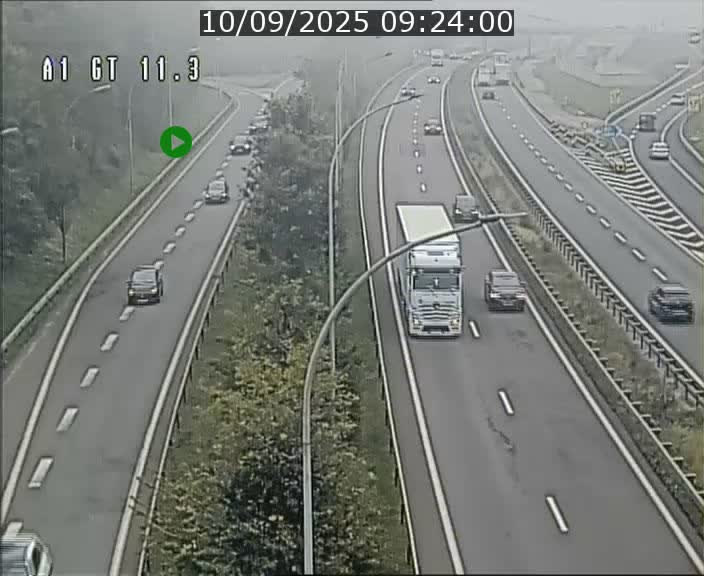 <h2>Traffic live webcam Luxembourg Senningerberg - A1 direction Allemagne - BK 11.3</h2>