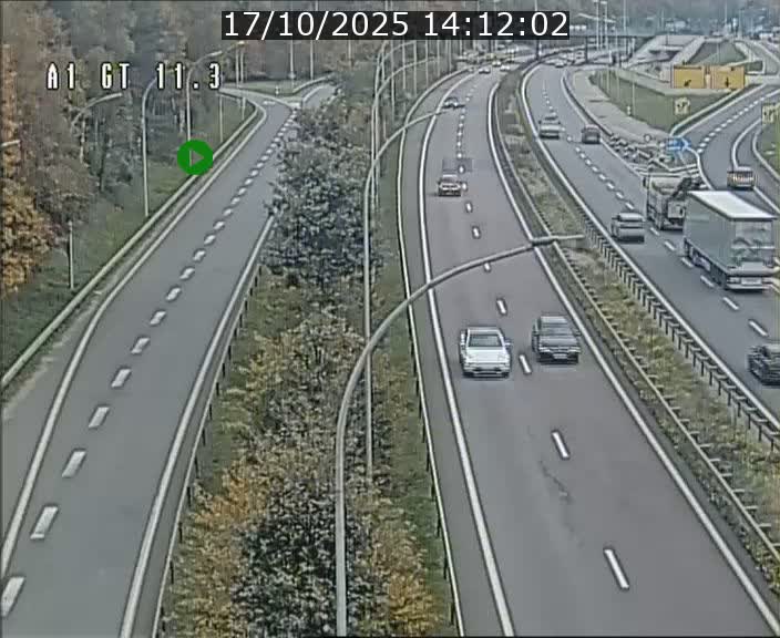 <h2>Traffic live webcam Luxembourg Senningerberg - A1 direction Allemagne - BK 11.3</h2>