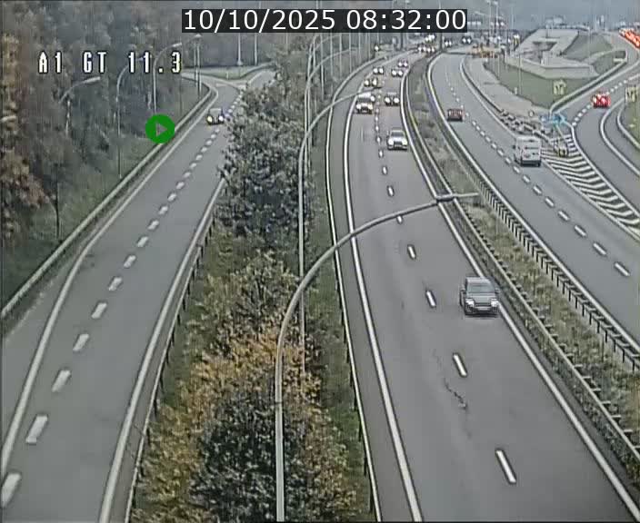 <h2>Traffic live webcam Luxembourg Senningerberg - A1 direction Allemagne - BK 11.3</h2>