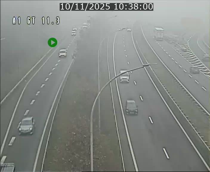 <h2>Traffic live webcam Luxembourg Senningerberg - A1 direction Allemagne - BK 11.3</h2>