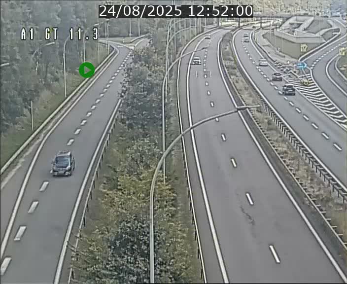 <h2>Traffic live webcam Luxembourg Senningerberg - A1 direction Allemagne - BK 11.3</h2>