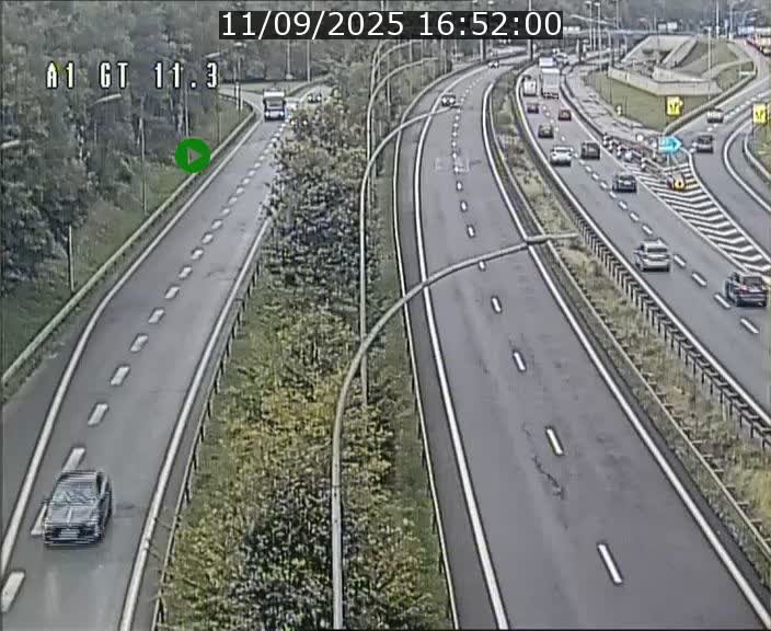 <h2>Traffic live webcam Luxembourg Senningerberg - A1 direction Allemagne - BK 11.3</h2>