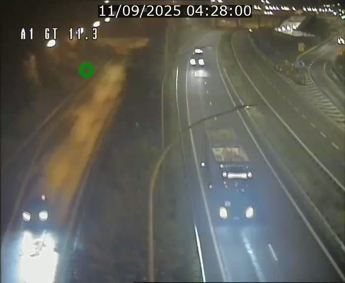 Traffic live webcam Luxembourg Senningerberg - A1 direction Allemagne - BK 11.3