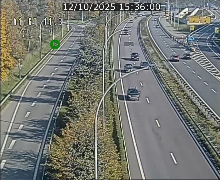 <h2>Traffic live webcam Luxembourg Senningerberg - A1 direction Allemagne - BK 11.3</h2>