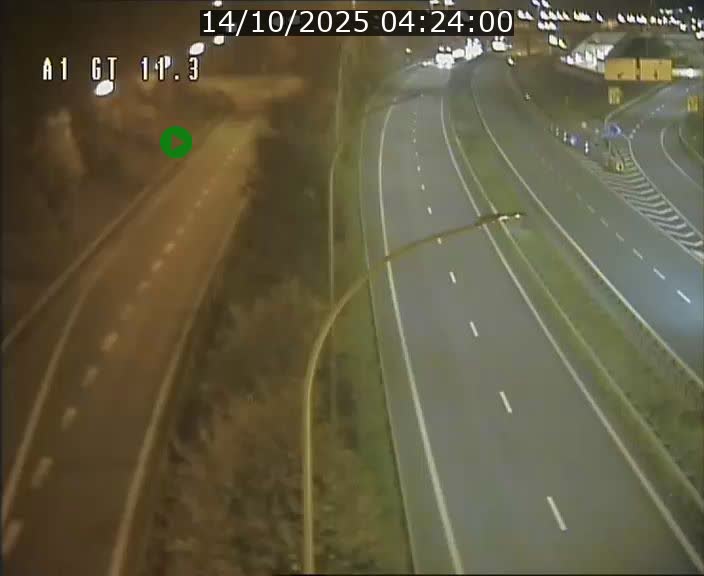 <h2>Traffic live webcam Luxembourg Senningerberg - A1 direction Allemagne - BK 11.3</h2>
