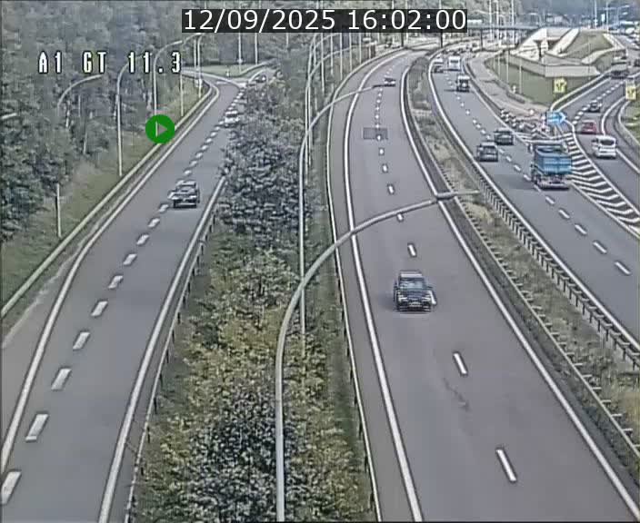 <h2>Traffic live webcam Luxembourg Senningerberg - A1 direction Allemagne - BK 11.3</h2>
