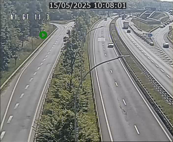 <h2>Traffic live webcam Luxembourg Senningerberg - A1 direction Allemagne - BK 11.3</h2>