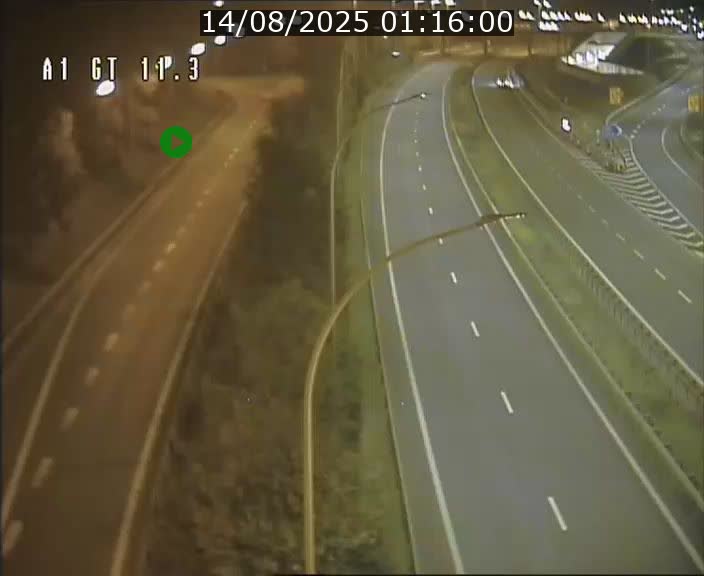 <h2>Traffic live webcam Luxembourg Senningerberg - A1 direction Allemagne - BK 11.3</h2>