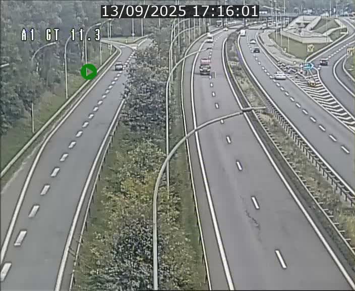 <h2>Traffic live webcam Luxembourg Senningerberg - A1 direction Allemagne - BK 11.3</h2>