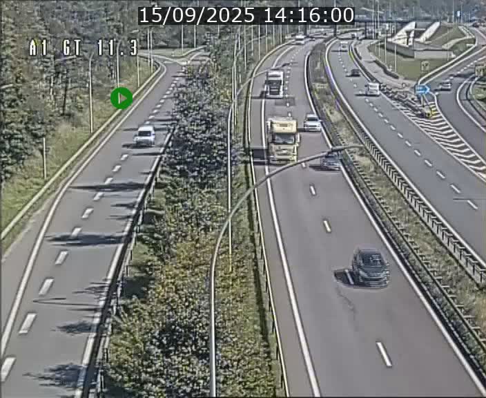 <h2>Traffic live webcam Luxembourg Senningerberg - A1 direction Allemagne - BK 11.3</h2>