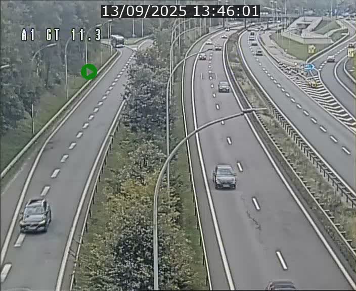 <h2>Traffic live webcam Luxembourg Senningerberg - A1 direction Allemagne - BK 11.3</h2>