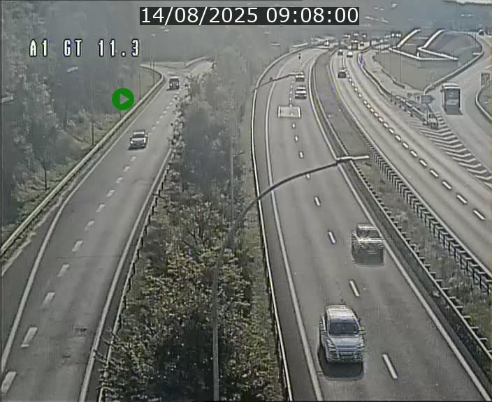 <h2>Traffic live webcam Luxembourg Senningerberg - A1 direction Allemagne - BK 11.3</h2>