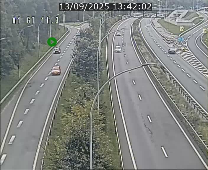 <h2>Traffic live webcam Luxembourg Senningerberg - A1 direction Allemagne - BK 11.3</h2>