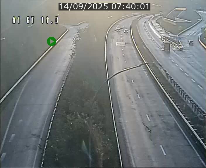<h2>Traffic live webcam Luxembourg Senningerberg - A1 direction Allemagne - BK 11.3</h2>