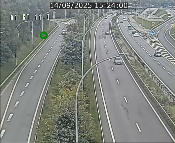 <h2>Traffic live webcam Luxembourg Senningerberg - A1 direction Allemagne - BK 11.3</h2>