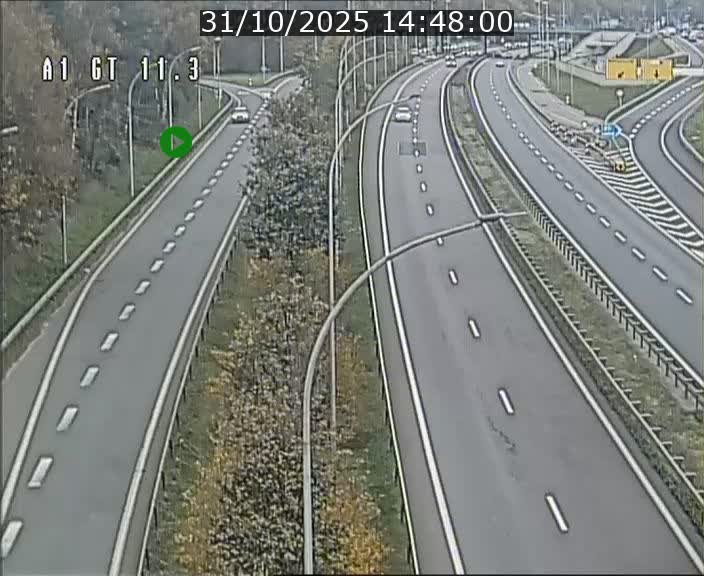 <h2>Traffic live webcam Luxembourg Senningerberg - A1 direction Allemagne - BK 11.3</h2>