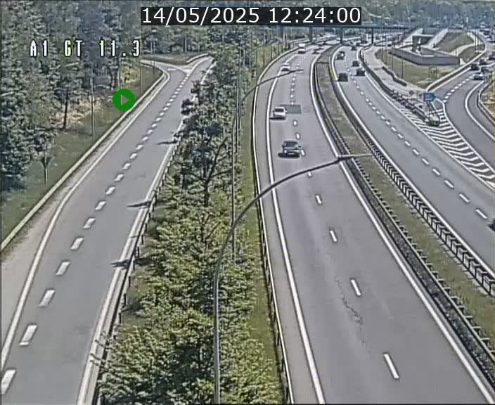 <h2>Traffic live webcam Luxembourg Senningerberg - A1 direction Allemagne - BK 11.3</h2>