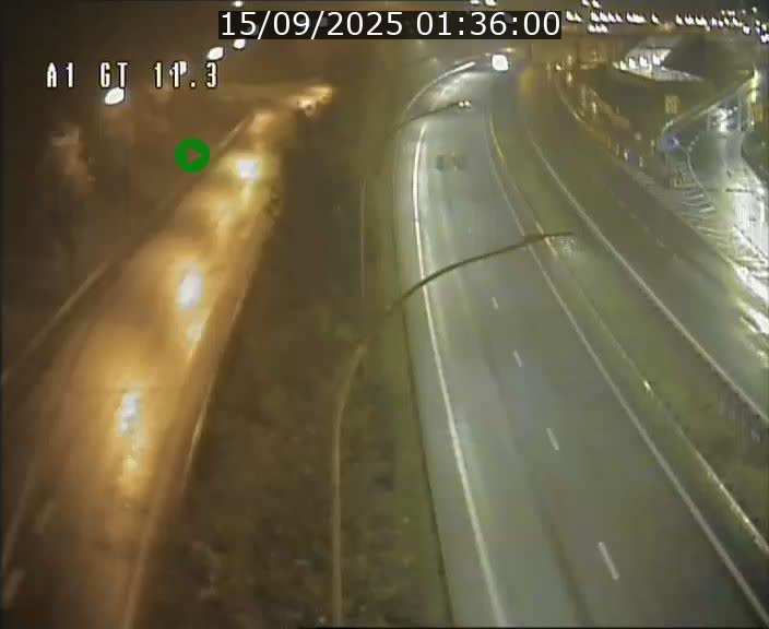 Traffic live webcam Luxembourg Senningerberg - A1 direction Allemagne - BK 11.3