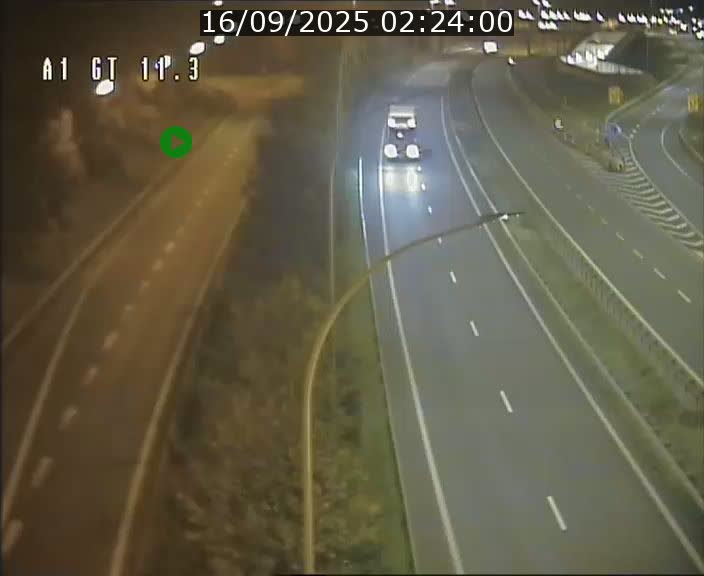 <h2>Traffic live webcam Luxembourg Senningerberg - A1 direction Allemagne - BK 11.3</h2>