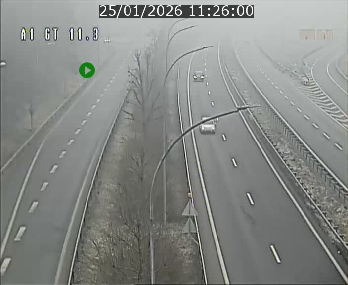 <h2>Traffic live webcam Luxembourg Senningerberg - A1 direction Allemagne - BK 11.3</h2>