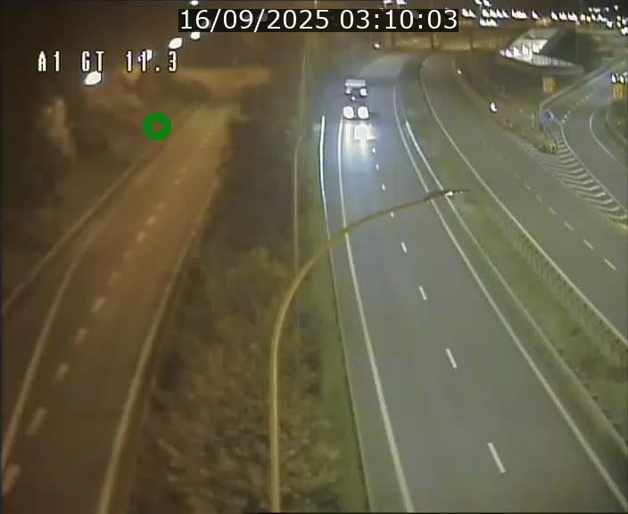 <h2>Traffic live webcam Luxembourg Senningerberg - A1 direction Allemagne - BK 11.3</h2>