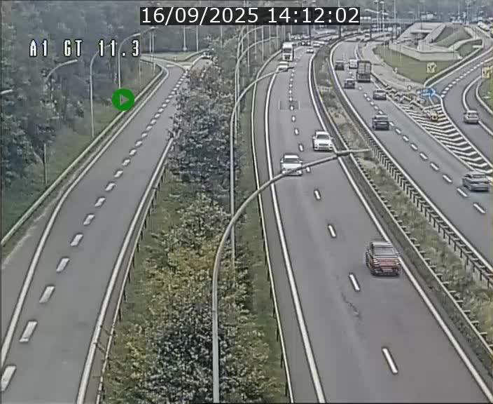 <h2>Traffic live webcam Luxembourg Senningerberg - A1 direction Allemagne - BK 11.3</h2>
