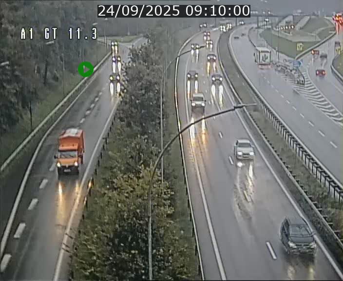 <h2>Traffic live webcam Luxembourg Senningerberg - A1 direction Allemagne - BK 11.3</h2>