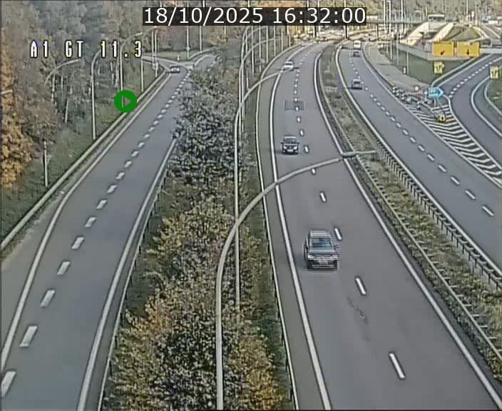 <h2>Traffic live webcam Luxembourg Senningerberg - A1 direction Allemagne - BK 11.3</h2>