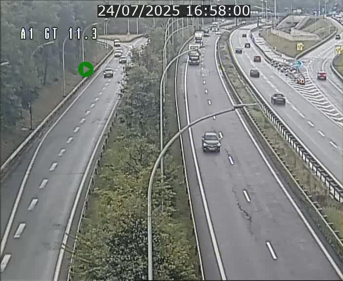 <h2>Traffic live webcam Luxembourg Senningerberg - A1 direction Allemagne - BK 11.3</h2>
