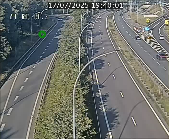 <h2>Traffic live webcam Luxembourg Senningerberg - A1 direction Allemagne - BK 11.3</h2>