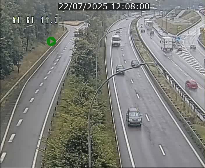 <h2>Traffic live webcam Luxembourg Senningerberg - A1 direction Allemagne - BK 11.3</h2>