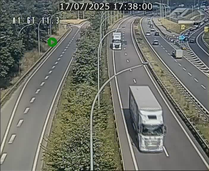 <h2>Traffic live webcam Luxembourg Senningerberg - A1 direction Allemagne - BK 11.3</h2>