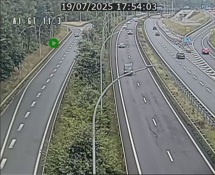 <h2>Traffic live webcam Luxembourg Senningerberg - A1 direction Allemagne - BK 11.3</h2>