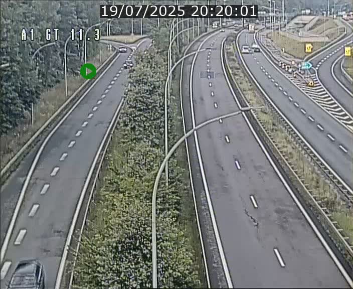 <h2>Traffic live webcam Luxembourg Senningerberg - A1 direction Allemagne - BK 11.3</h2>
