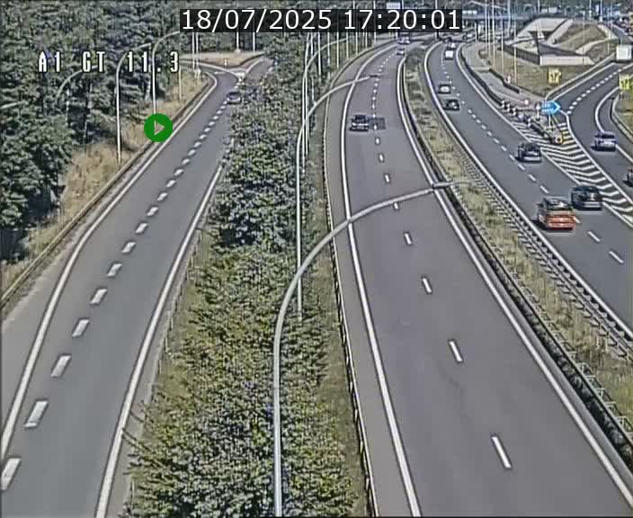 <h2>Traffic live webcam Luxembourg Senningerberg - A1 direction Allemagne - BK 11.3</h2>