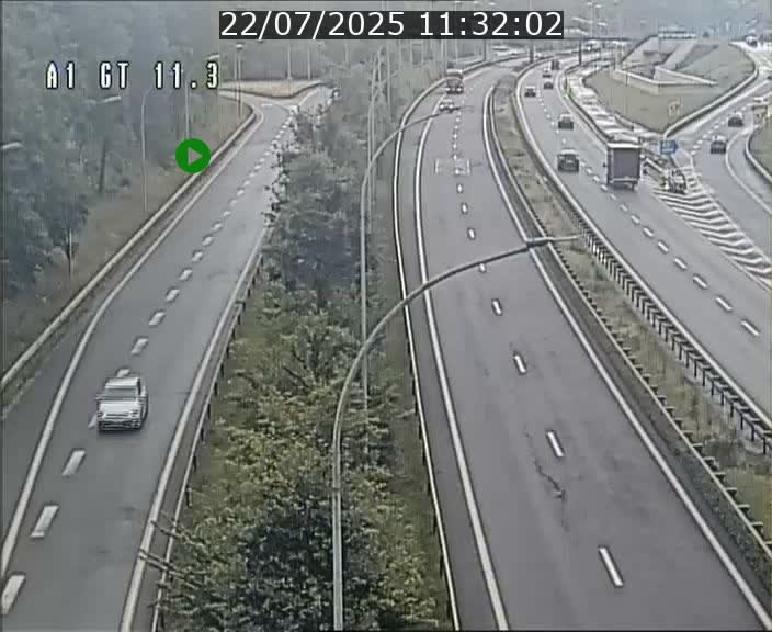 <h2>Traffic live webcam Luxembourg Senningerberg - A1 direction Allemagne - BK 11.3</h2>