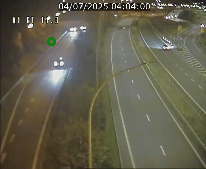 Traffic live webcam Luxembourg Senningerberg - A1 direction Allemagne - BK 11.3