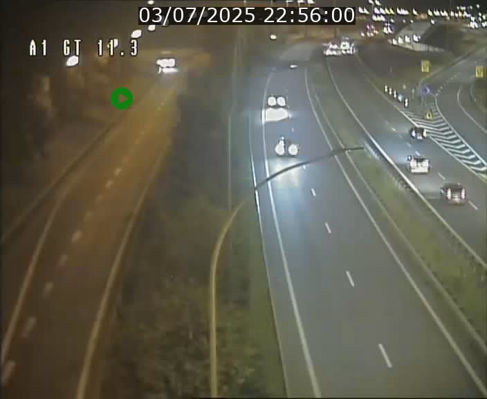 Traffic live webcam Luxembourg Senningerberg - A1 direction Allemagne - BK 11.3