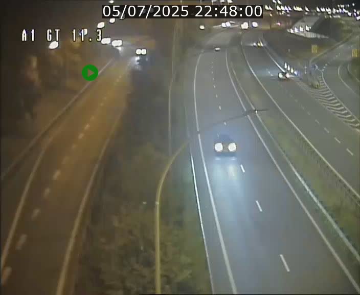Traffic live webcam Luxembourg Senningerberg - A1 direction Allemagne - BK 11.3