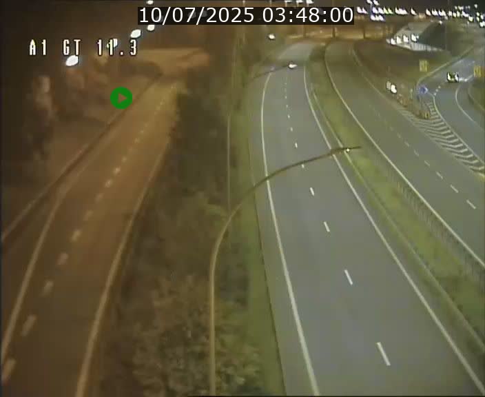 Traffic live webcam Luxembourg Senningerberg - A1 direction Allemagne - BK 11.3