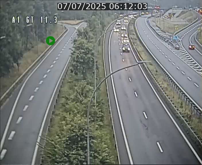 Traffic live webcam Luxembourg Senningerberg - A1 direction Allemagne - BK 11.3
