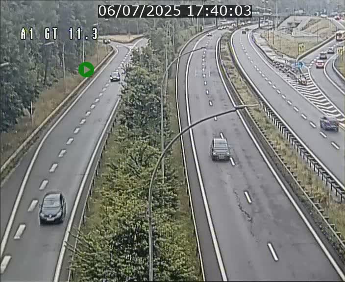 Traffic live webcam Luxembourg Senningerberg - A1 direction Allemagne - BK 11.3