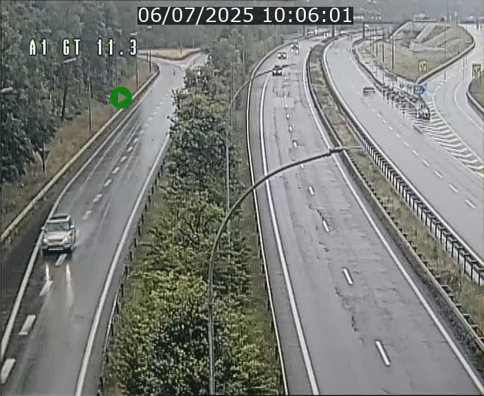 Traffic live webcam Luxembourg Senningerberg - A1 direction Allemagne - BK 11.3