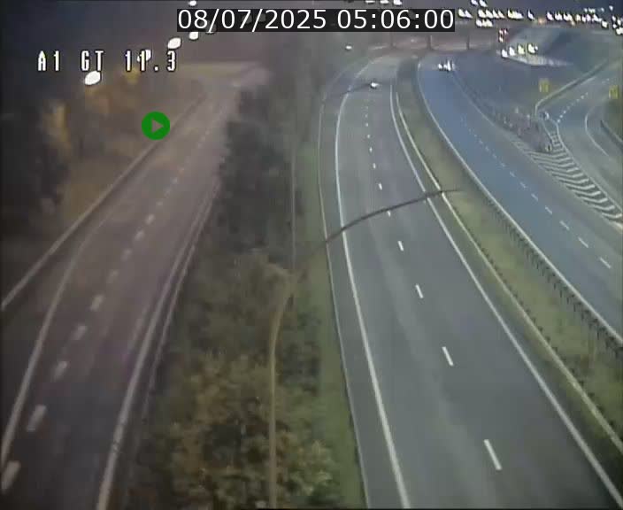 Traffic live webcam Luxembourg Senningerberg - A1 direction Allemagne - BK 11.3