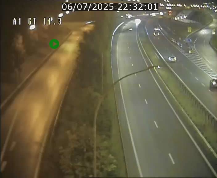 Traffic live webcam Luxembourg Senningerberg - A1 direction Allemagne - BK 11.3