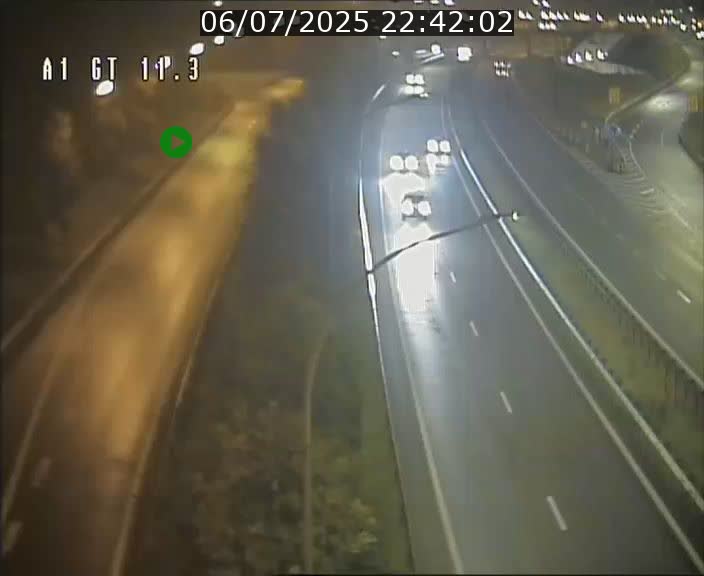 Traffic live webcam Luxembourg Senningerberg - A1 direction Allemagne - BK 11.3